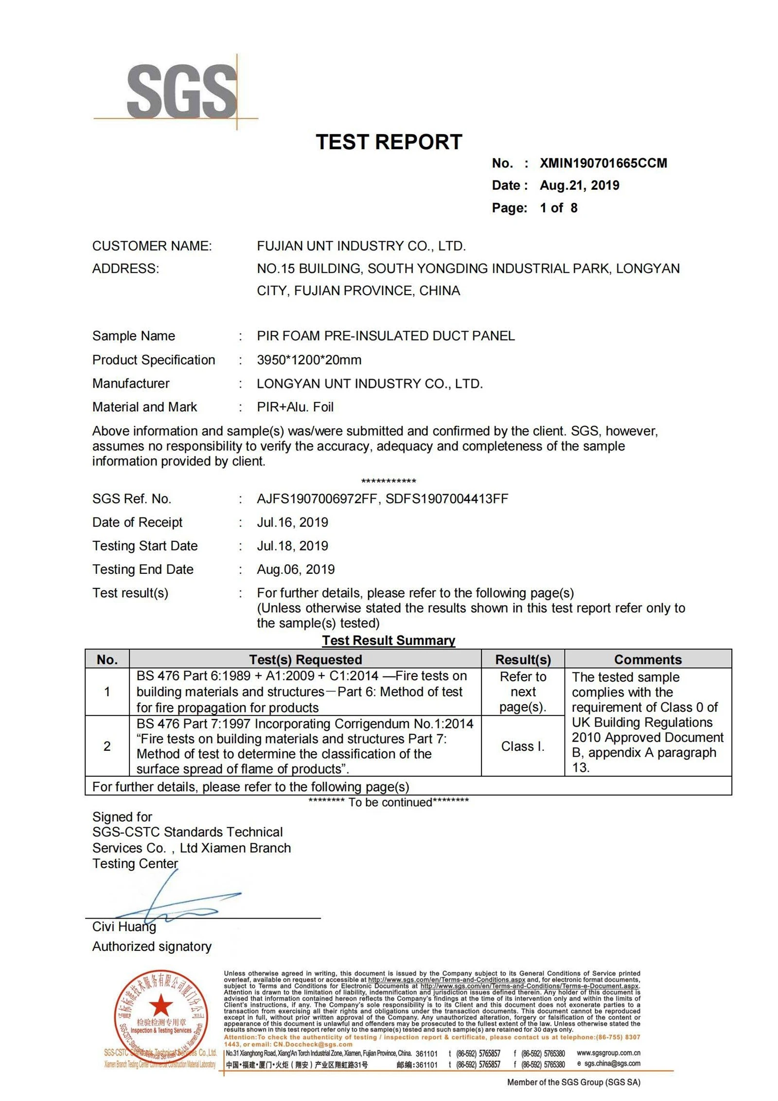 Fire Safety BS476 Part6&7 Fire Safety BS476 Part6&7